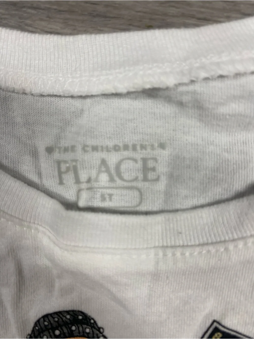 The Children's Place White Graphic Long Sleeve Tee